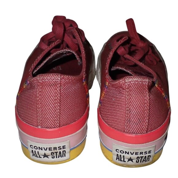 Converse Chuck Taylor All Star Rainbow Platform Rainbow Low Red Women 6 564995C - Picture 7 of 7